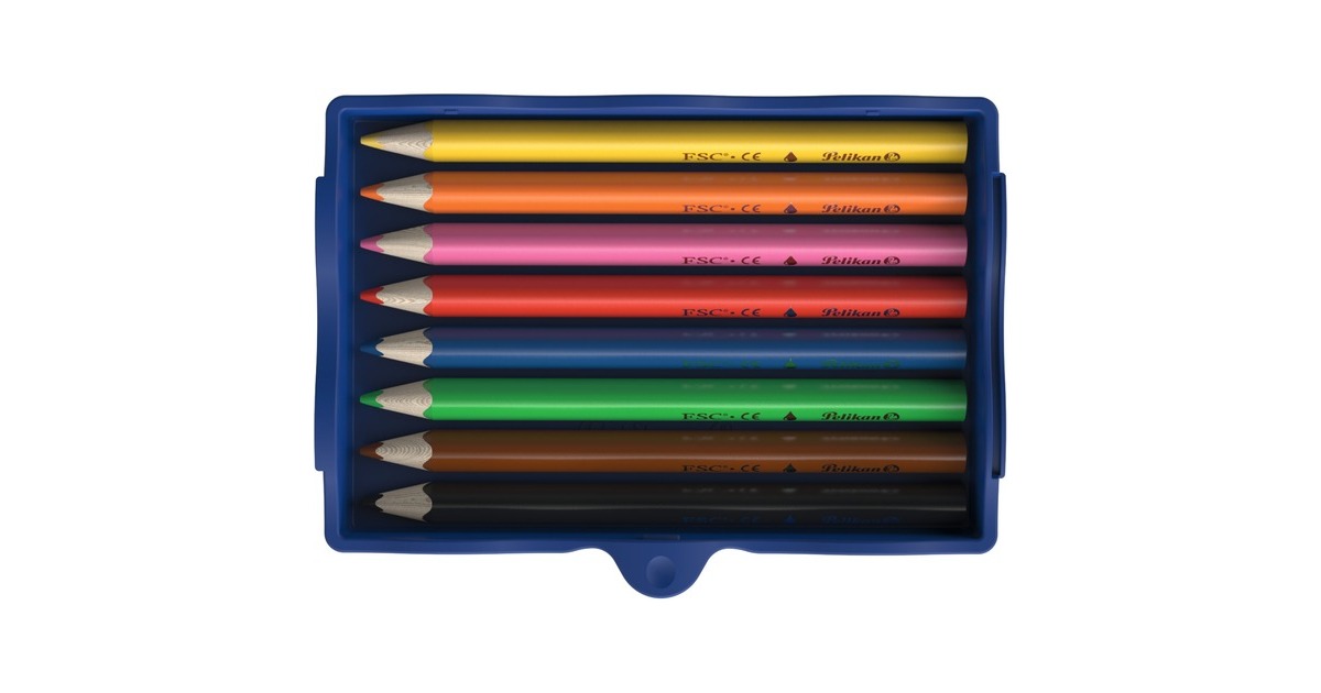 Pelikan Kreativfabrik Buntstifte BSD/8 sortiert in Universaletage 8 ST, Set(8 Stück)