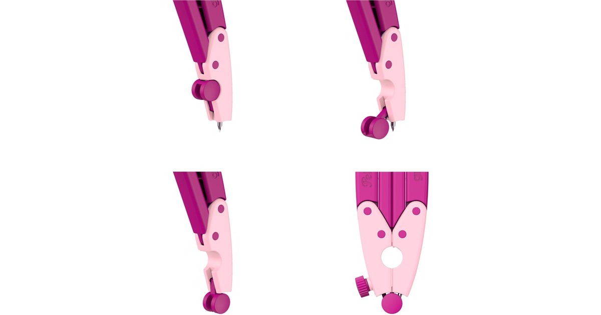 Pelikan Schulzirkel Griffix GZ/1/B(violett, mit Spitzenschutz)