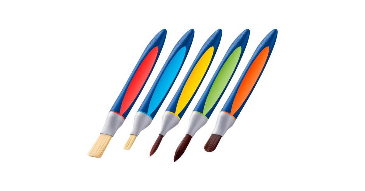 Pelikan griffix Pinselset für die Schule(5-teilig, inkl. Pinselband)