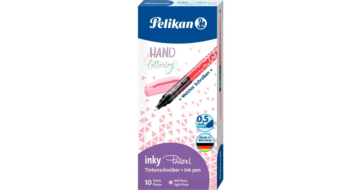 Pelikan inky Pastell Tintenschreiber Pastell Rosa, Stift