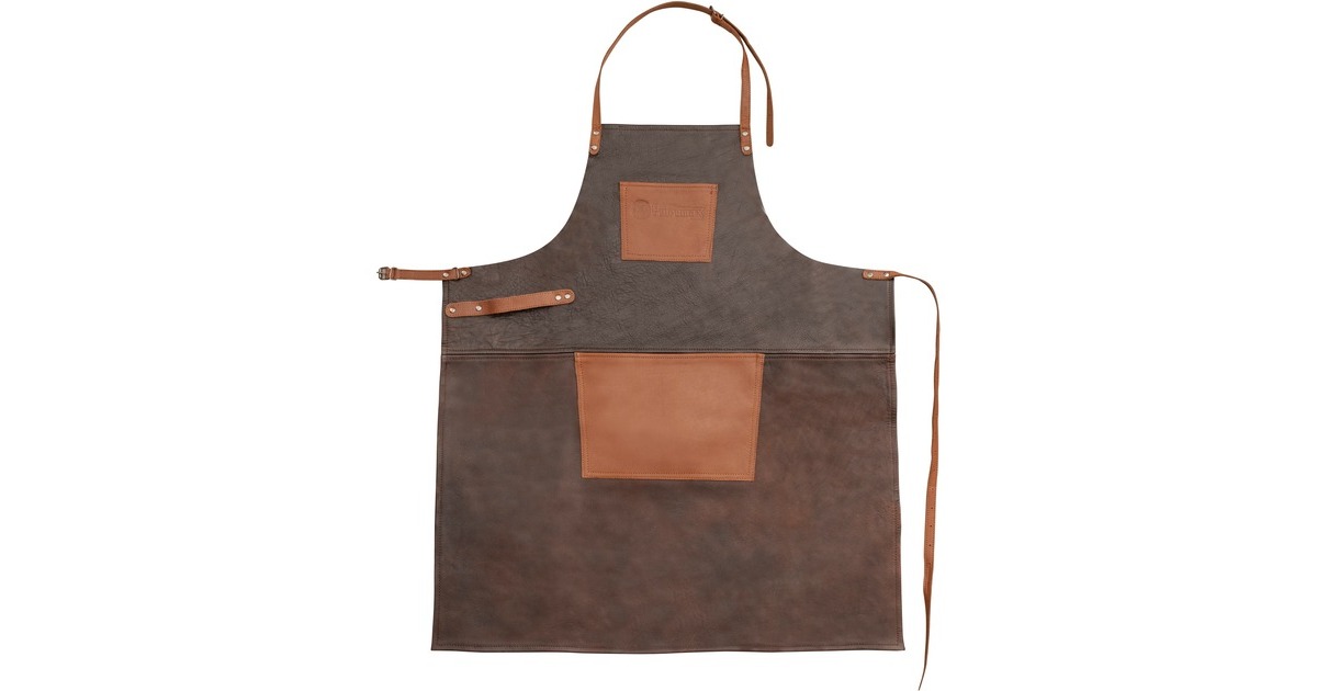 Petromax Büffelleder-Schürze mit Nackenschlaufe(dunkelbraun)