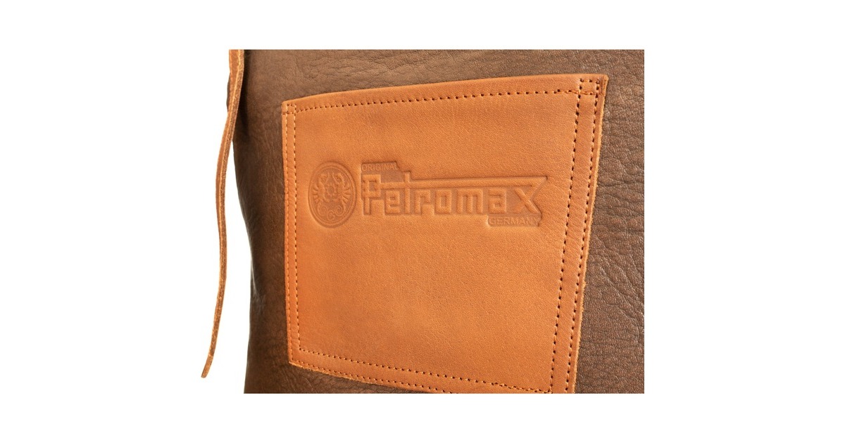 Petromax Büffelleder-Schürze mit Nackenschlaufe(dunkelbraun)