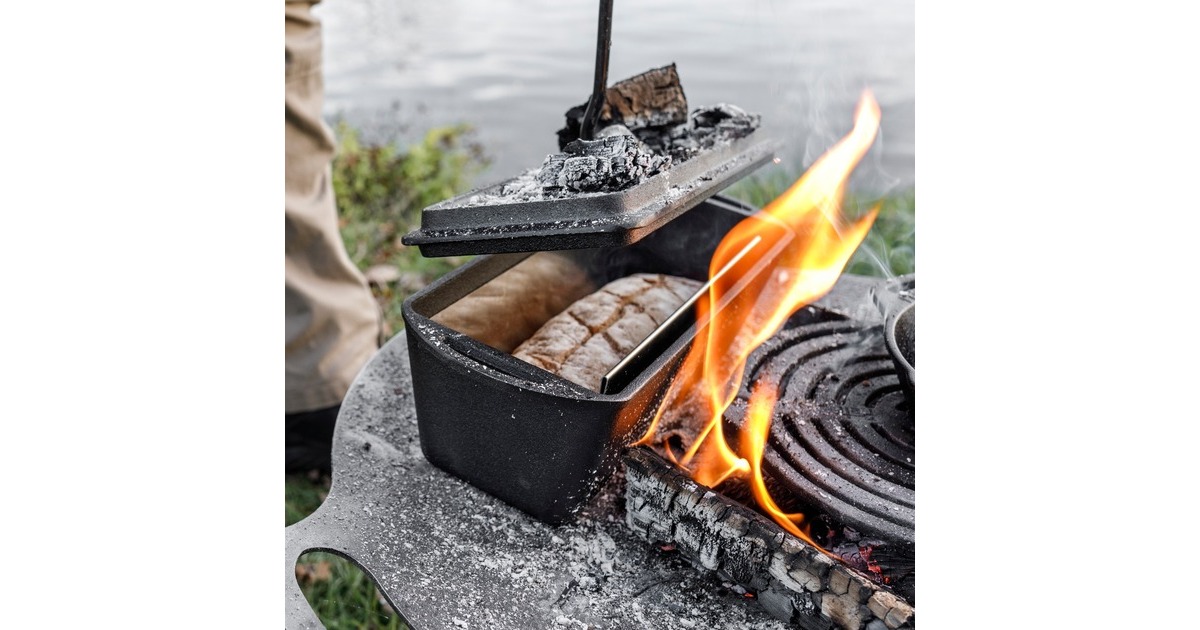 Petromax Baguetteblech für Kastenformen, Grillplatte(edelstahl)