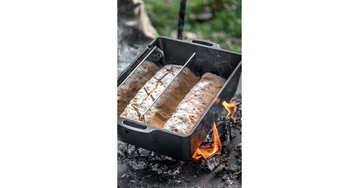 Petromax Baguetteblech für Kastenformen, Grillplatte(edelstahl)