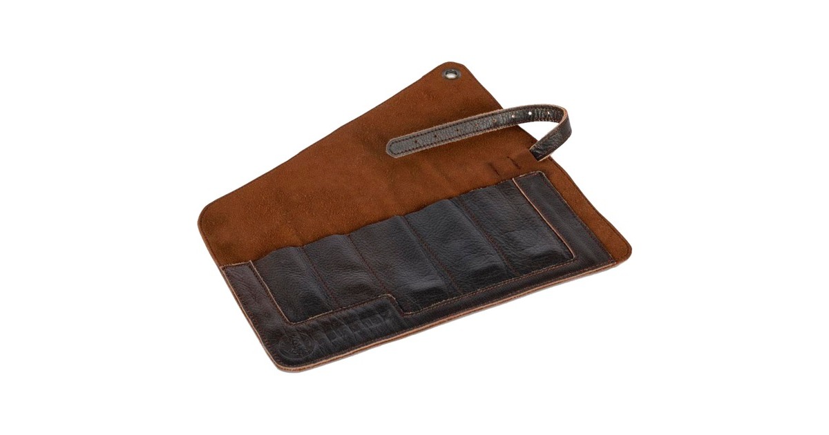 Petromax Bestecktasche aus Leder(dunkelbraun)