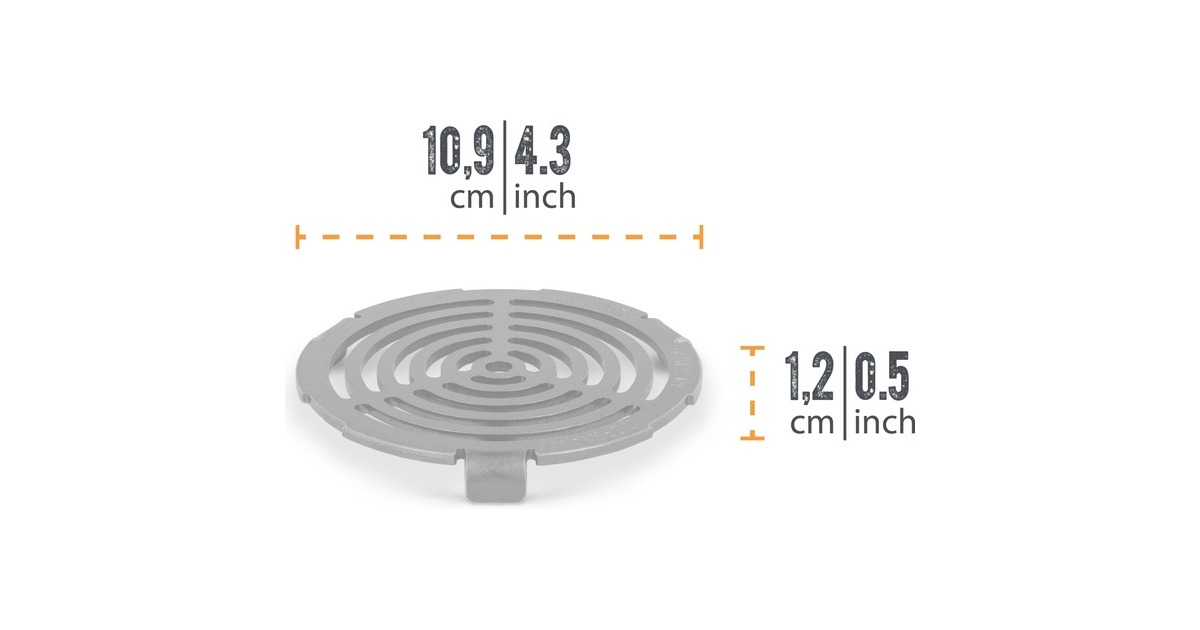 Petromax Einsatz für Atago Grillplatte, Grillrost