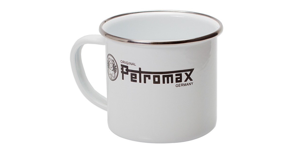 Petromax Emaille-Becher px-mug-w, Tasse(weiß, Ø 9,1cm)