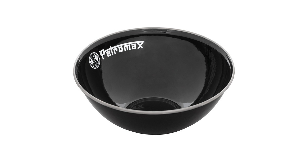 Petromax Emaille Schalen px-bowl-1-s 1 Liter, 2 Stück, Schüssel(schwarz, Ø 19cm) Petromax Emaille Schalen px-bowl-1-s 1 Liter, 2 Stück, Schüssel(schwarz, Ø 19cm)
