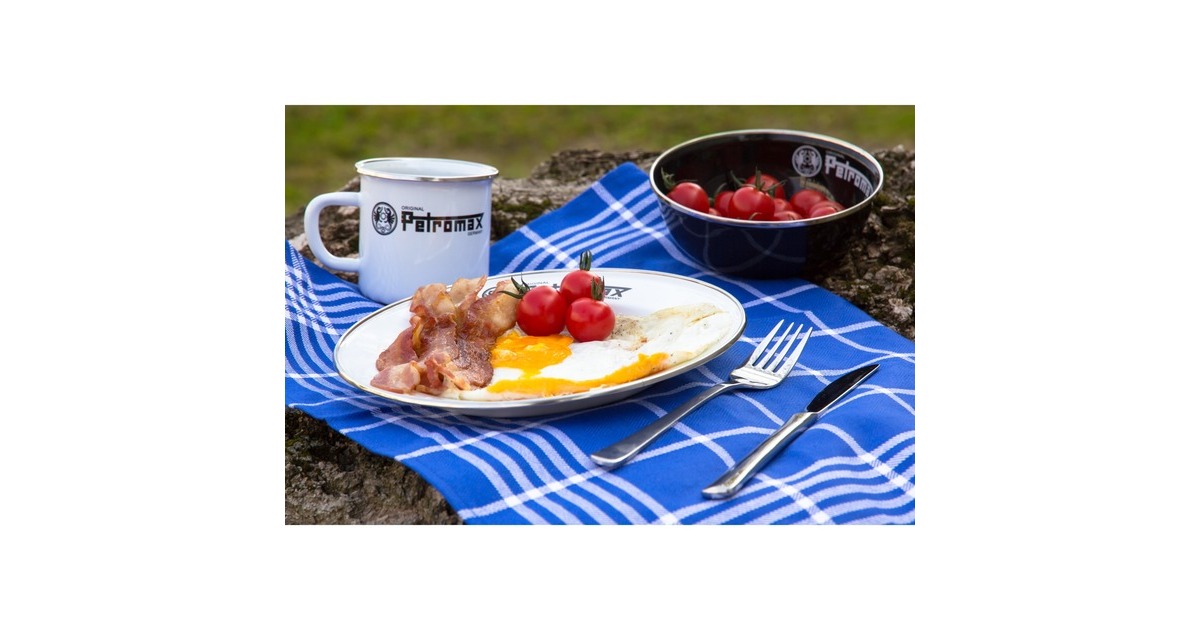 Petromax Emaille Teller px-plate-w, 2 Stück(weiß, Ø 22cm)