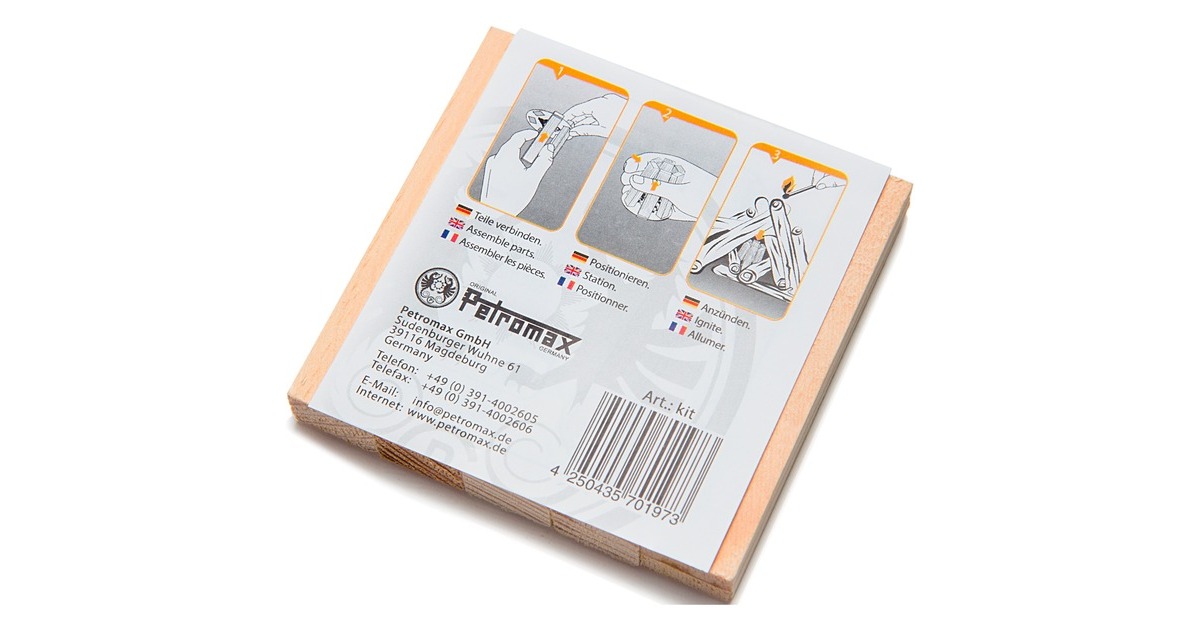 Petromax Feuerkit, 10 Stück, Anzündhilfen