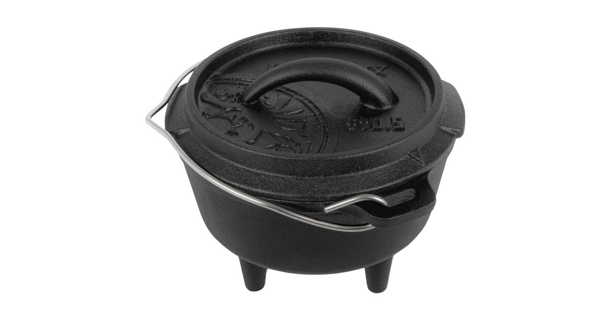 Petromax Feuertopf ft0,5(schwarz, mit Füßen)