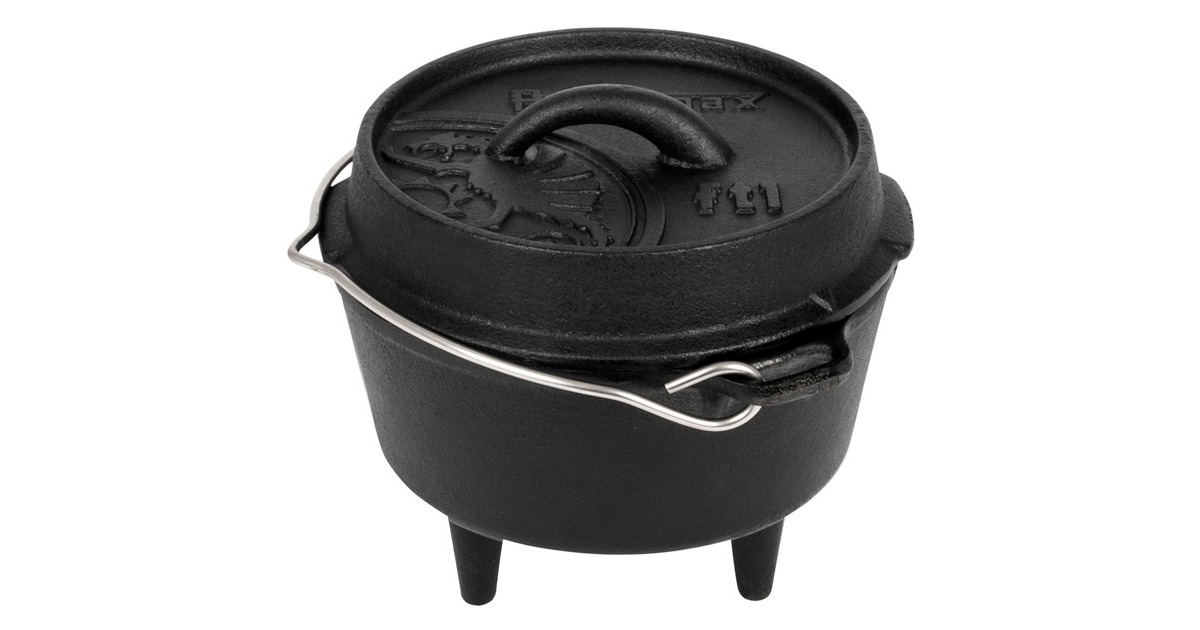 Petromax Feuertopf ft1(schwarz, mit Füßen)