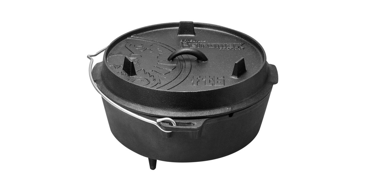 Petromax Feuertopf ft6(schwarz, mit Füßen)