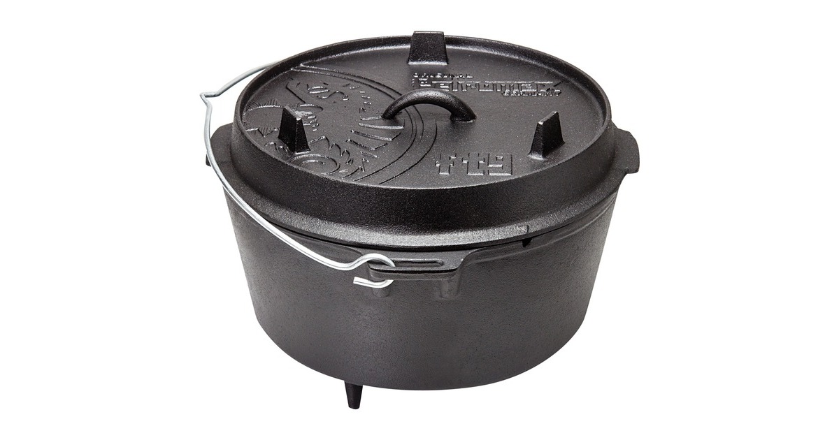 Petromax Feuertopf ft9(schwarz, mit Füßen)