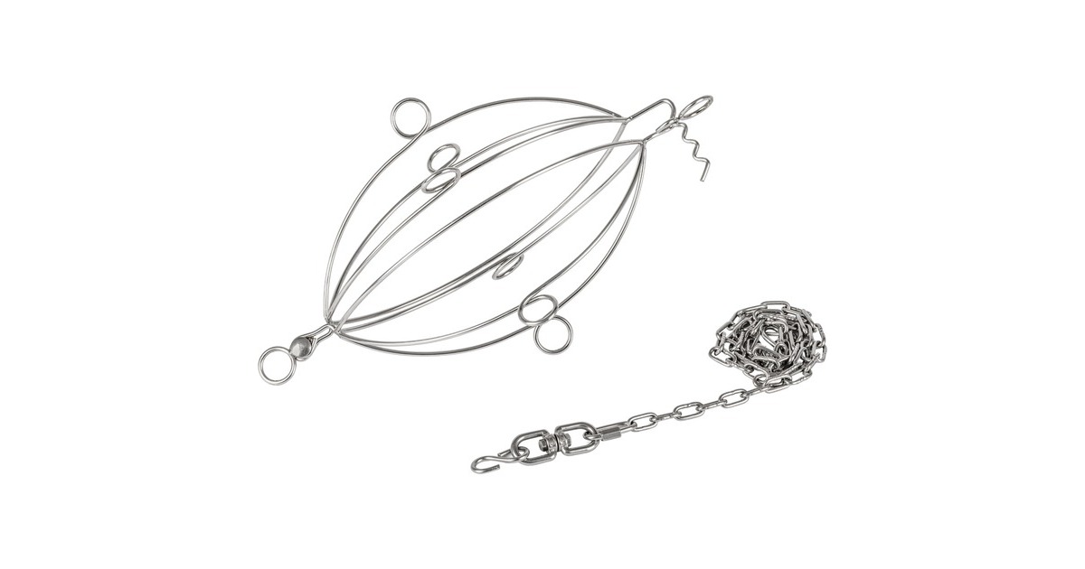 Petromax Geflügel-Grillkorb zum Hängen(edelstahl)