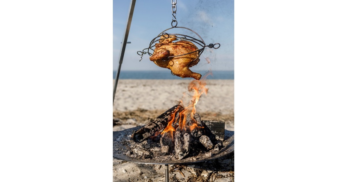 Petromax Geflügel-Grillkorb zum Hängen(edelstahl)