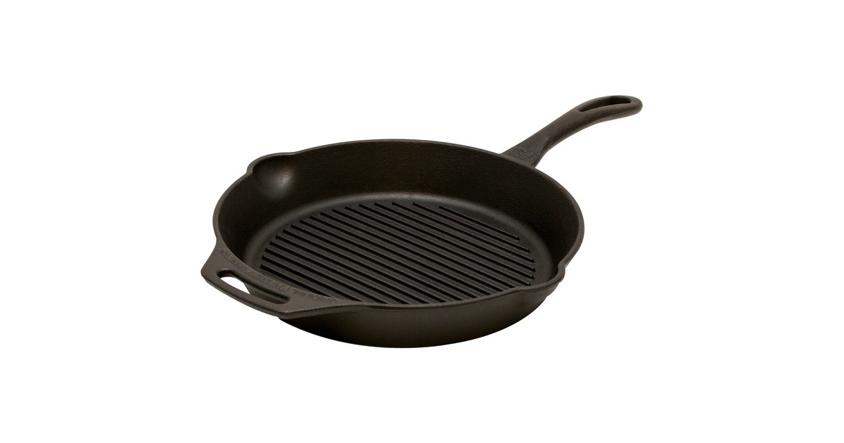 Petromax Grill-Feuerpfanne gp30, mit Pfannenstiel(schwarz, 1 Henkel, Ø 30cm)