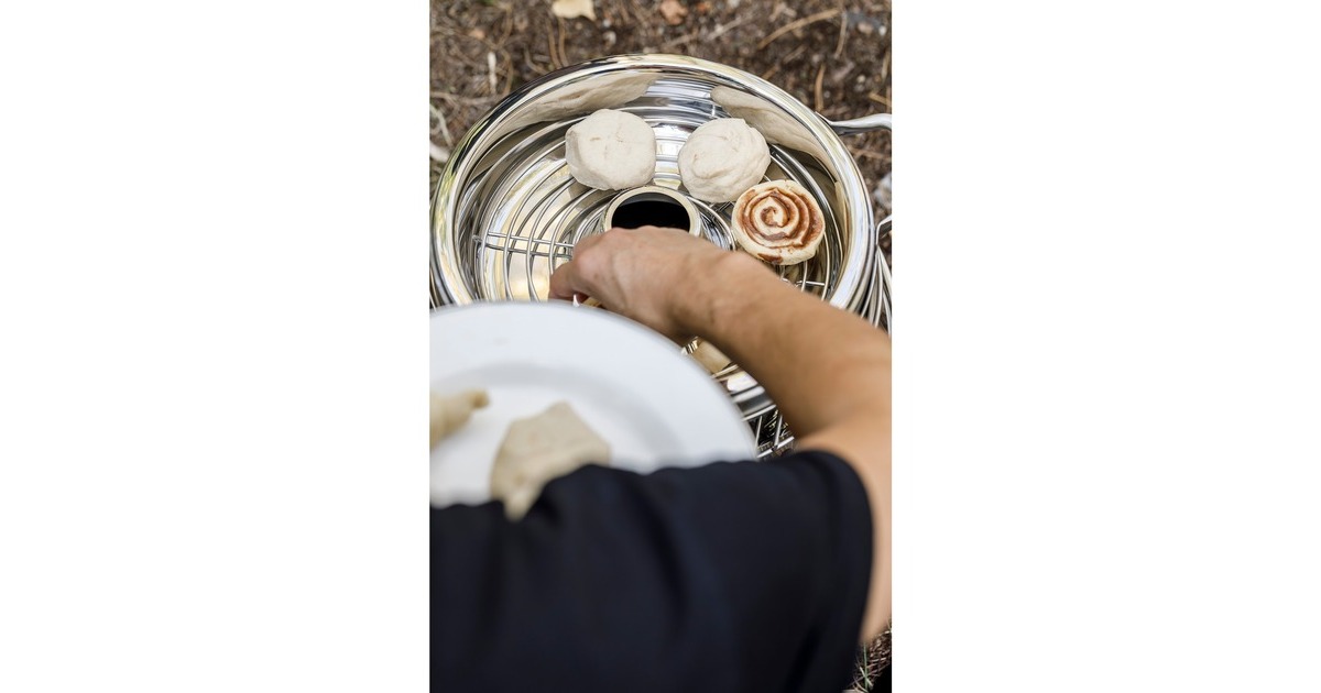 Petromax Grillrost für Camping-Backofen, Backblech(edelstahl, Ø ca. 25cm)