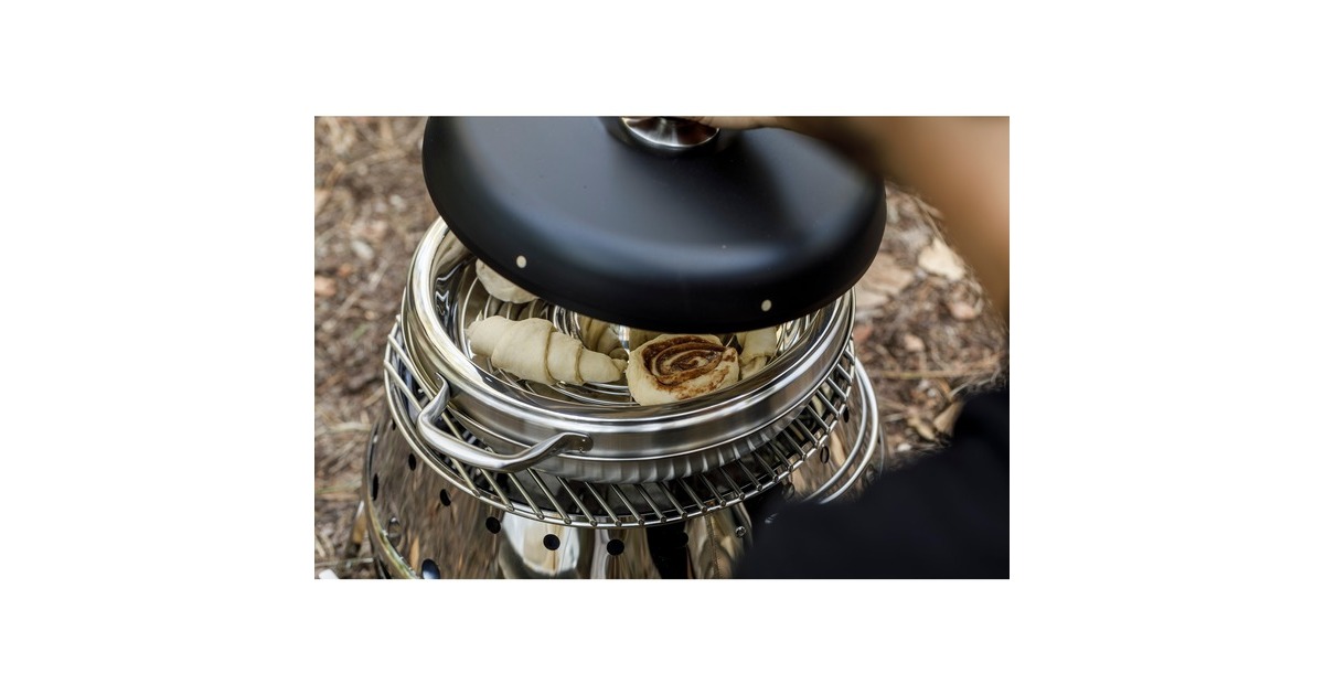 Petromax Grillrost für Camping-Backofen, Backblech(edelstahl, Ø ca. 25cm)