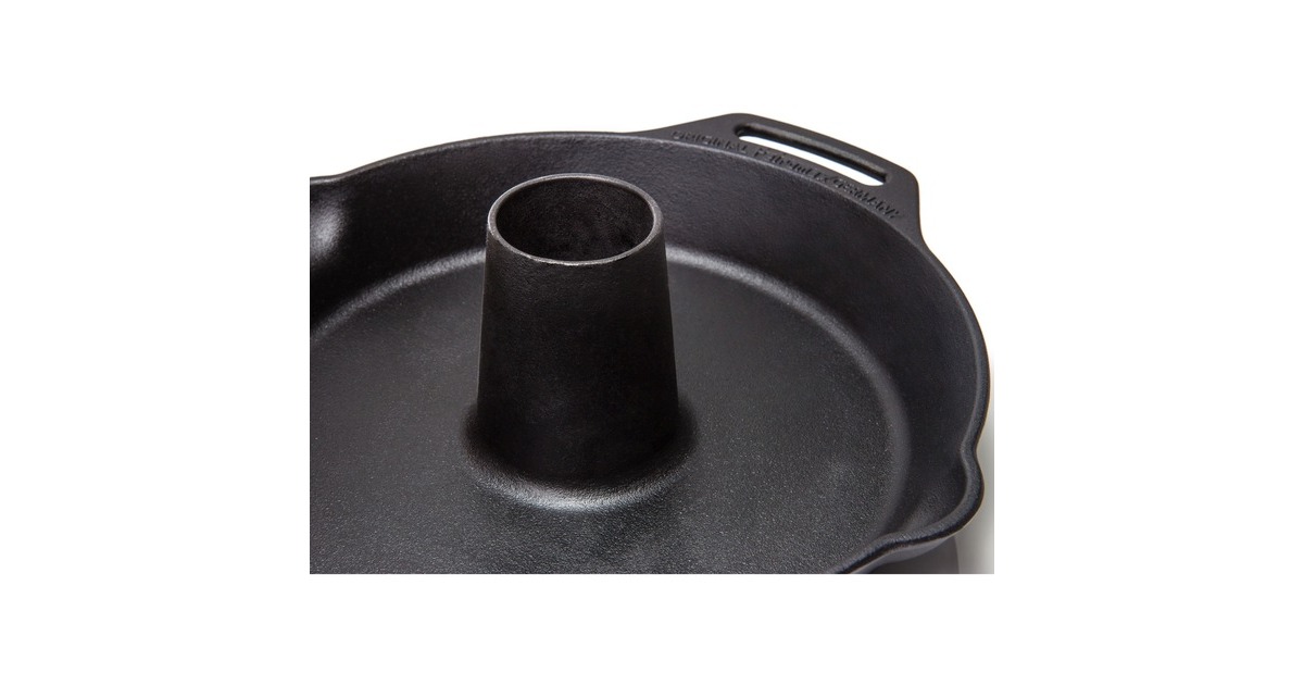 Petromax Gusseiserner Geflügelbräter cf30, Geflügelhalter(schwarz, Ø 30cm)