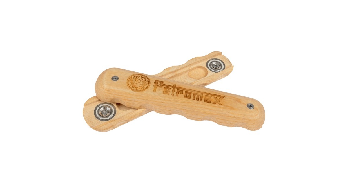 Petromax Holzgriff für schmiedeeiserne Pfannen, Fenstergriff(holz, passend für alle Petromax Schmiedepfannen )