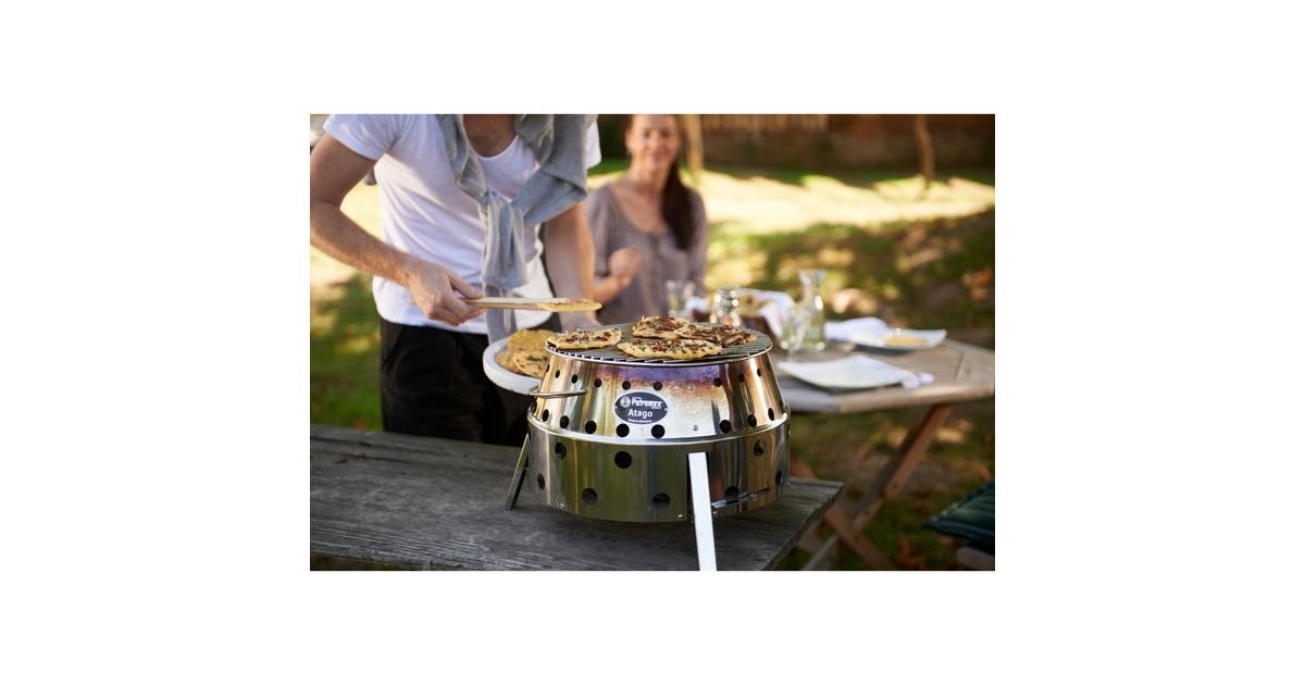 Petromax Holzkohlegrill Atago(edelstahl, Ø 42cm)