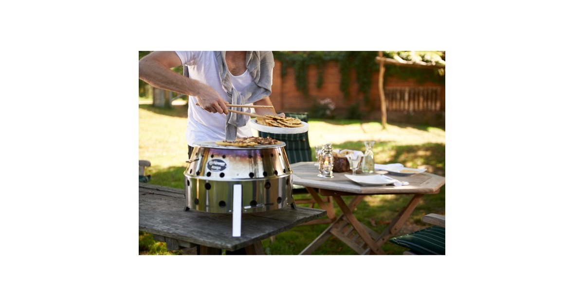 Petromax Holzkohlegrill Atago(edelstahl, Ø 42cm)