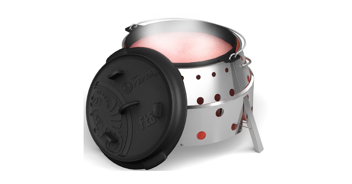 Petromax Holzkohlegrill Atago(edelstahl, Ø 42cm)