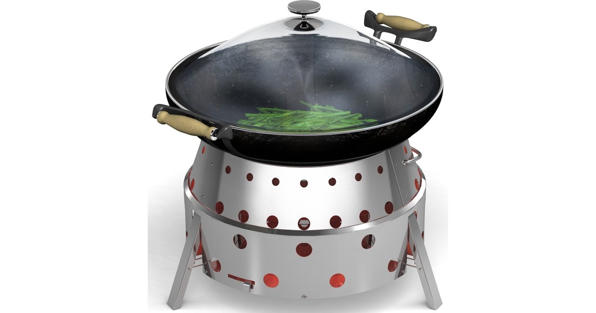 Petromax Holzkohlegrill Atago(edelstahl, Ø 42cm)