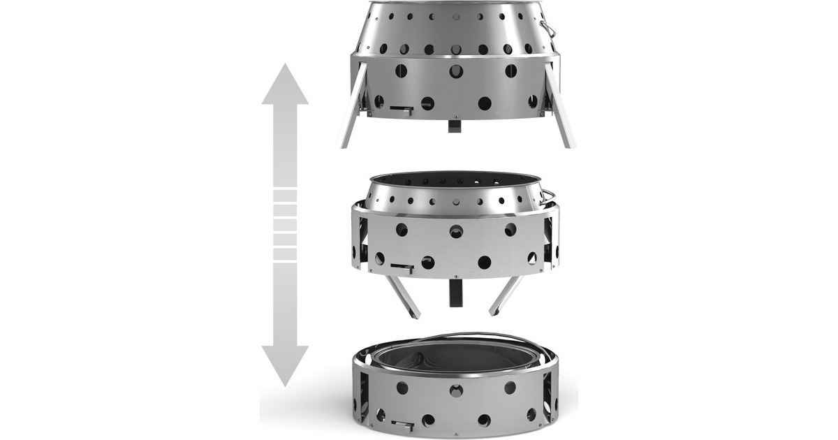 Petromax Holzkohlegrill Atago(edelstahl, Ø 42cm)