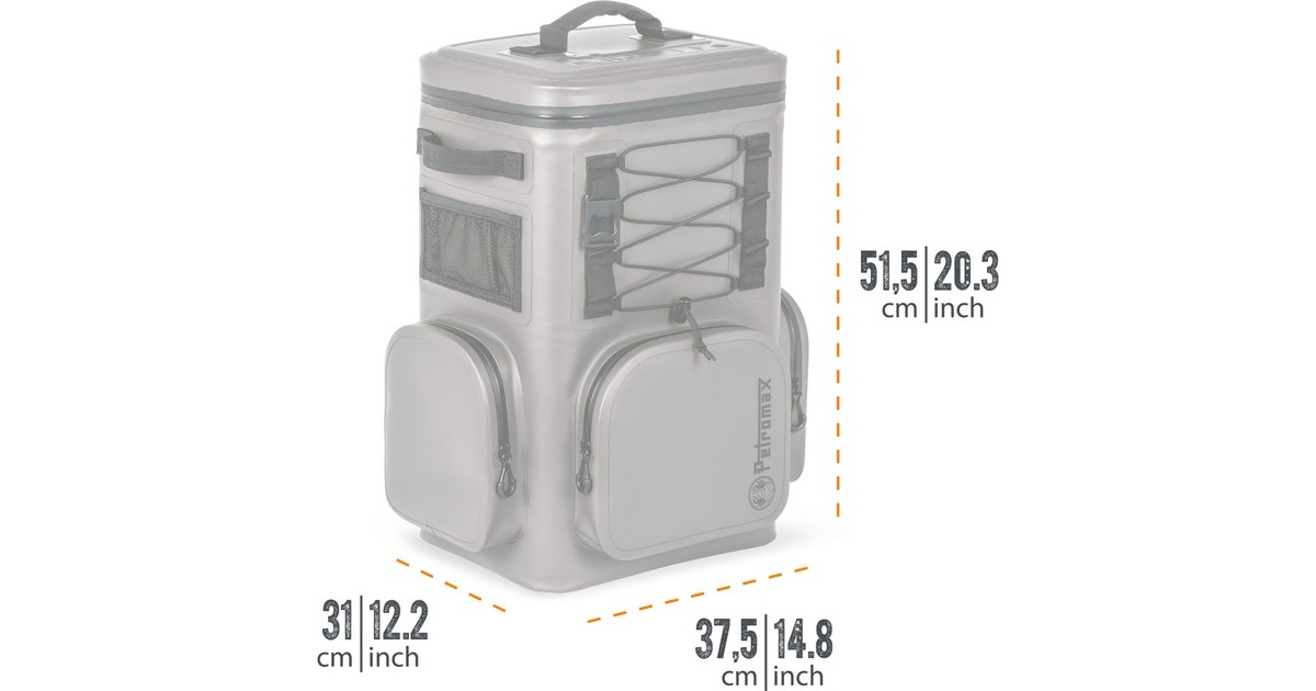 Petromax Kühlrucksack 17 Liter, Kühltasche(dunkelgrau)
