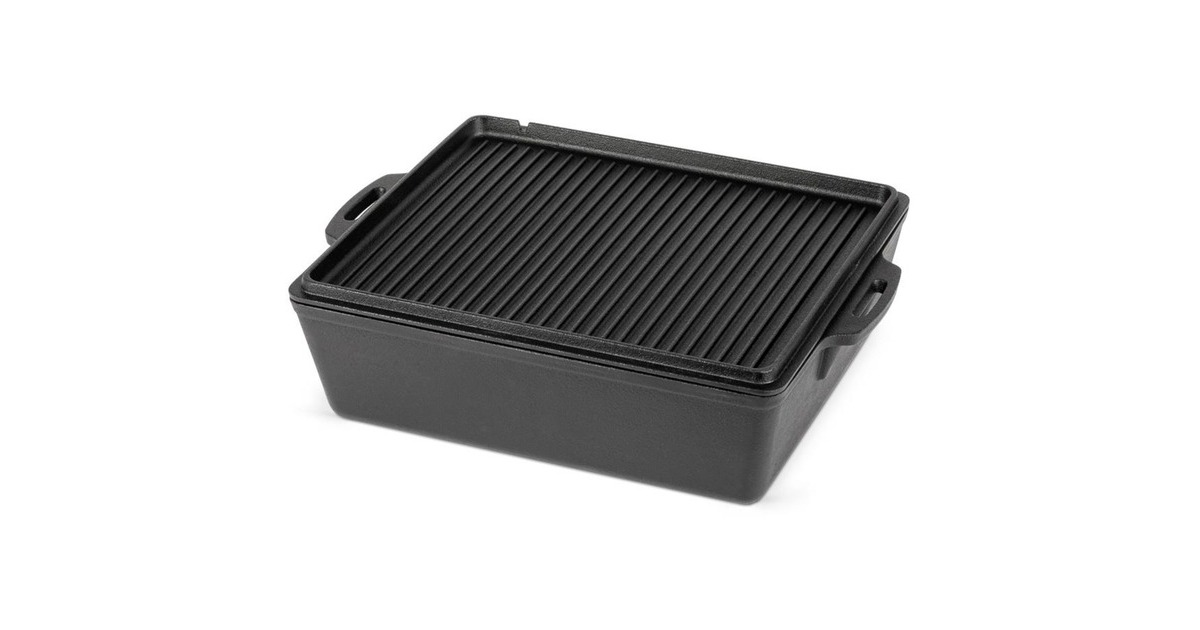 Petromax Kastenform mit Deckel k12, Topf(schwarz)