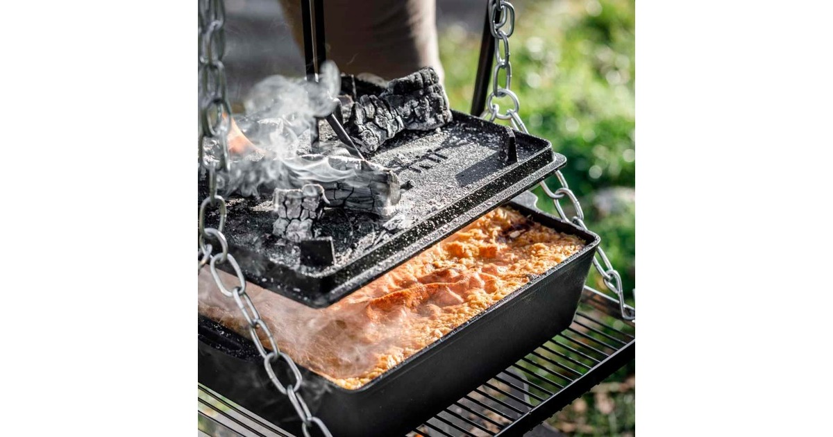 Petromax Kastenform mit Deckel k12, Topf(schwarz)