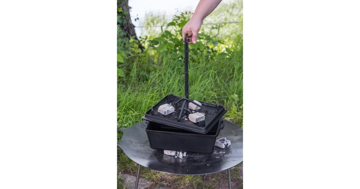 Petromax Kastenform mit Deckel k8, Topf(schwarz)