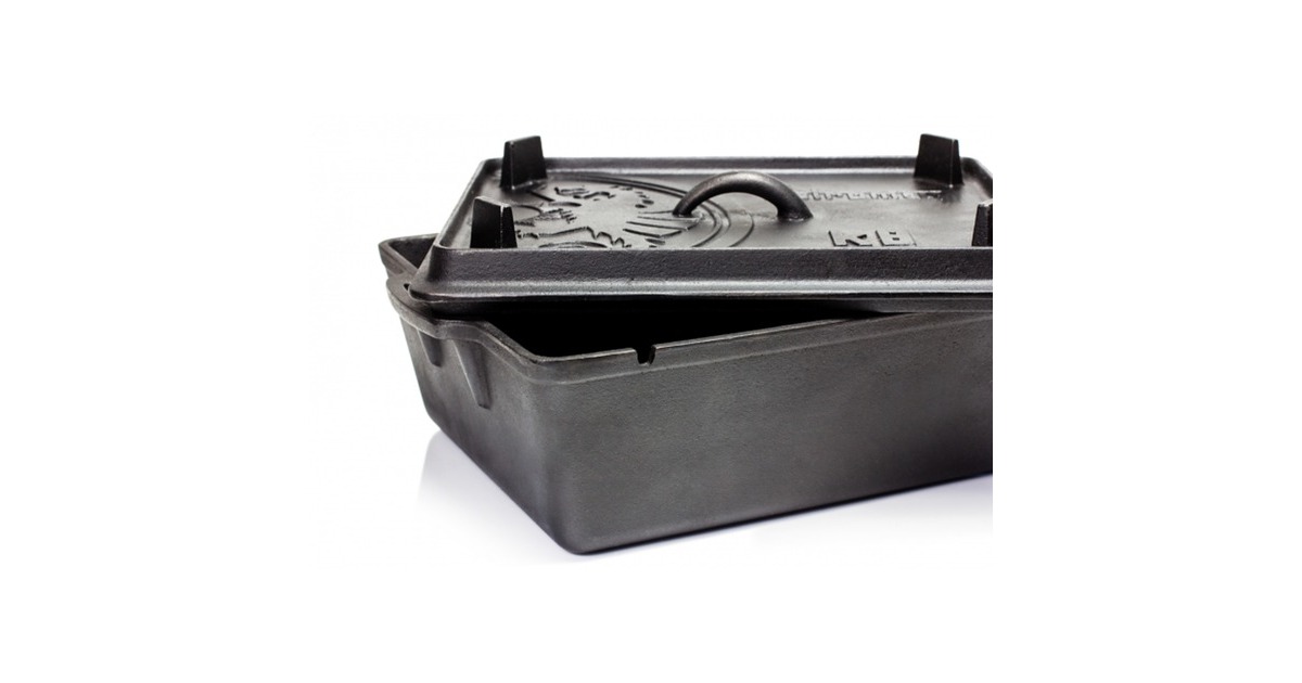 Petromax Kastenform mit Deckel k8, Topf(schwarz)