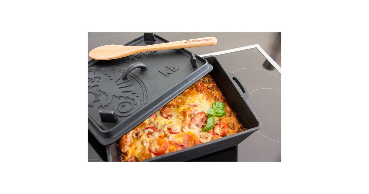 Petromax Kastenform mit Deckel k8, Topf(schwarz)