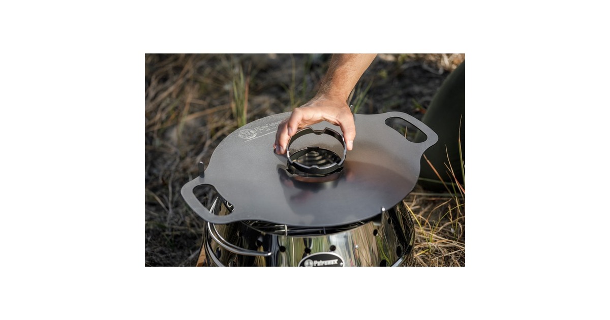 Petromax Kochaufsatz für Atago Grillplatte, Topfträger