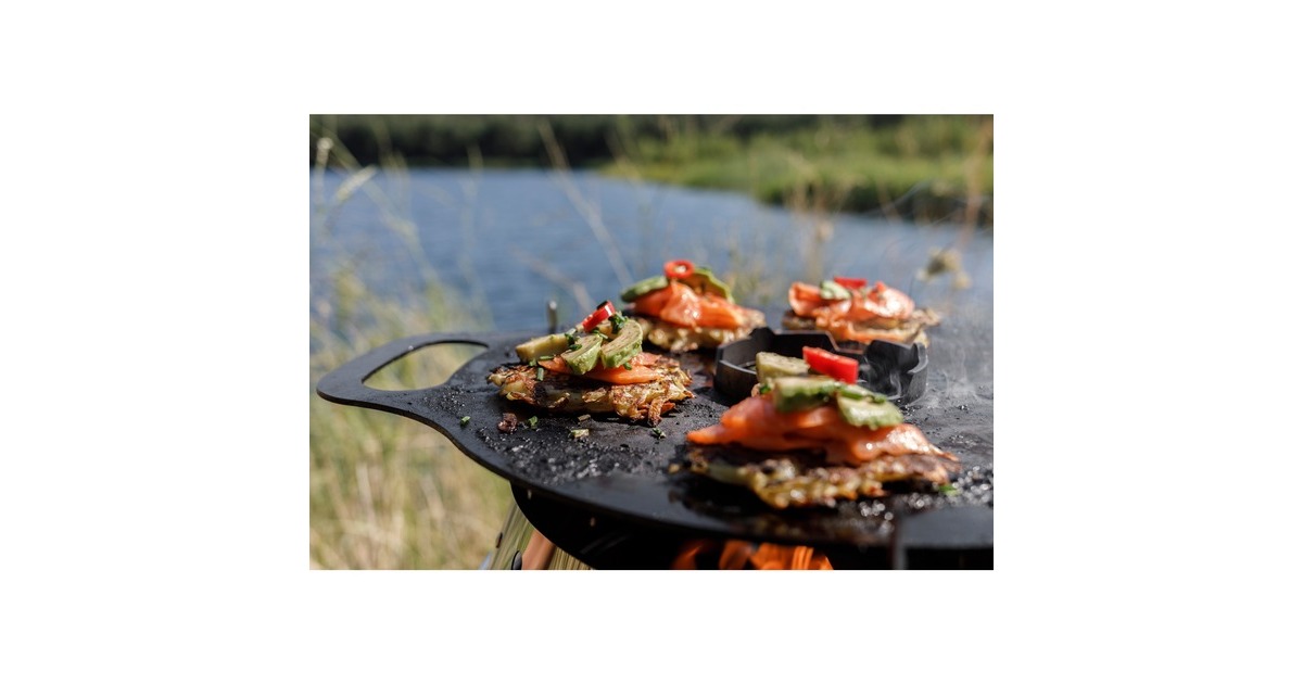 Petromax Kochaufsatz für Atago Grillplatte, Topfträger