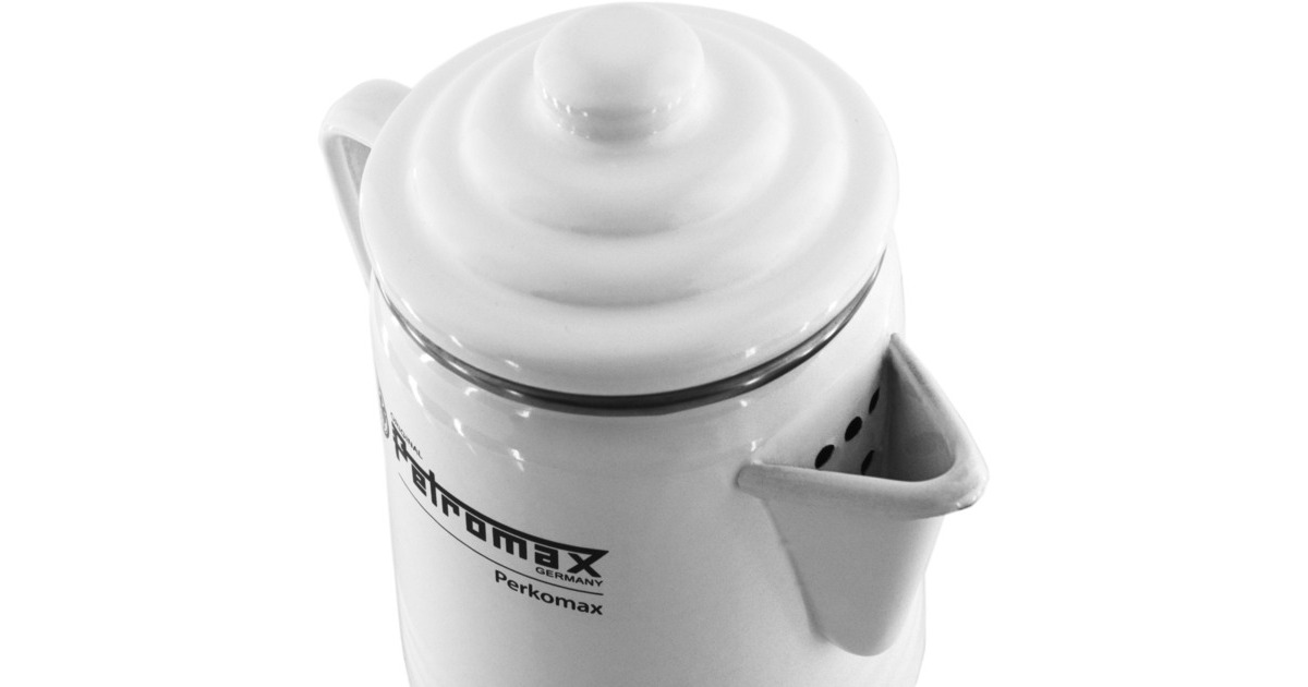 Petromax Perkomax Perkolator per-9-w, Kaffeebereiter(weiß)