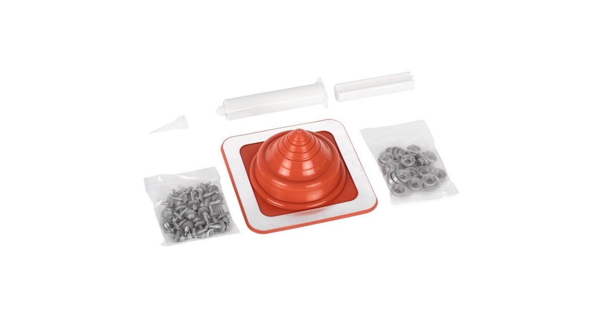 Petromax Pultdach Durchführung für Loki und Loki2, Befestigung/Montage(orange)