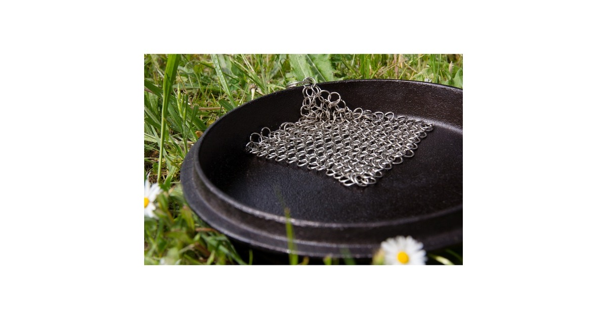Petromax Ringreiniger für Guss- und Schmiedeeisen, Grill-Reinigungsbürste(edelstahl, 12,5cm)
