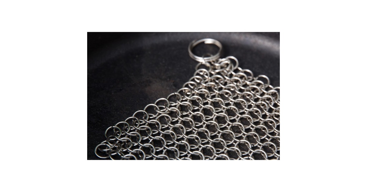 Petromax Ringreiniger für Guss- und Schmiedeeisen, Grill-Reinigungsbürste(edelstahl, 12,5cm)