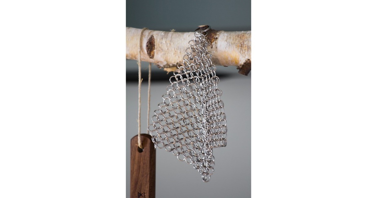 Petromax Ringreiniger für Guss- und Schmiedeeisen, Grill-Reinigungsbürste(edelstahl, 12,5cm)