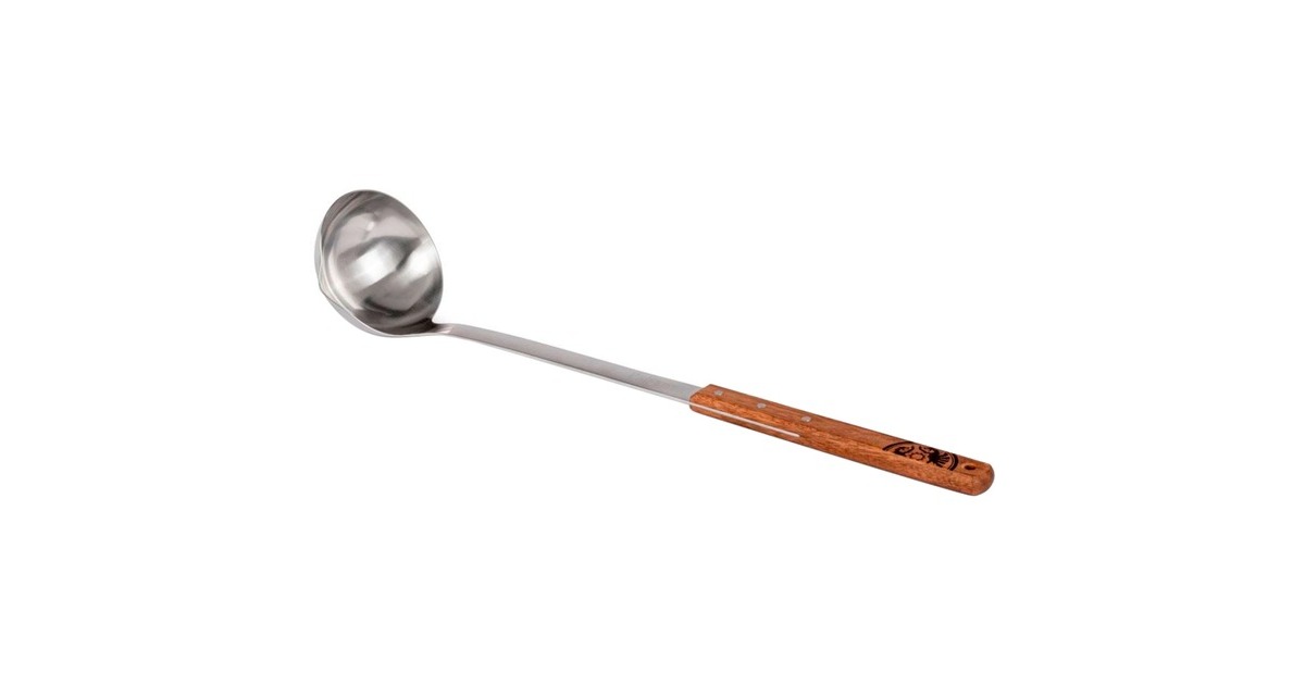 Petromax Schöpfkelle 50cm, Löffel(Griff aus Walnussholz)