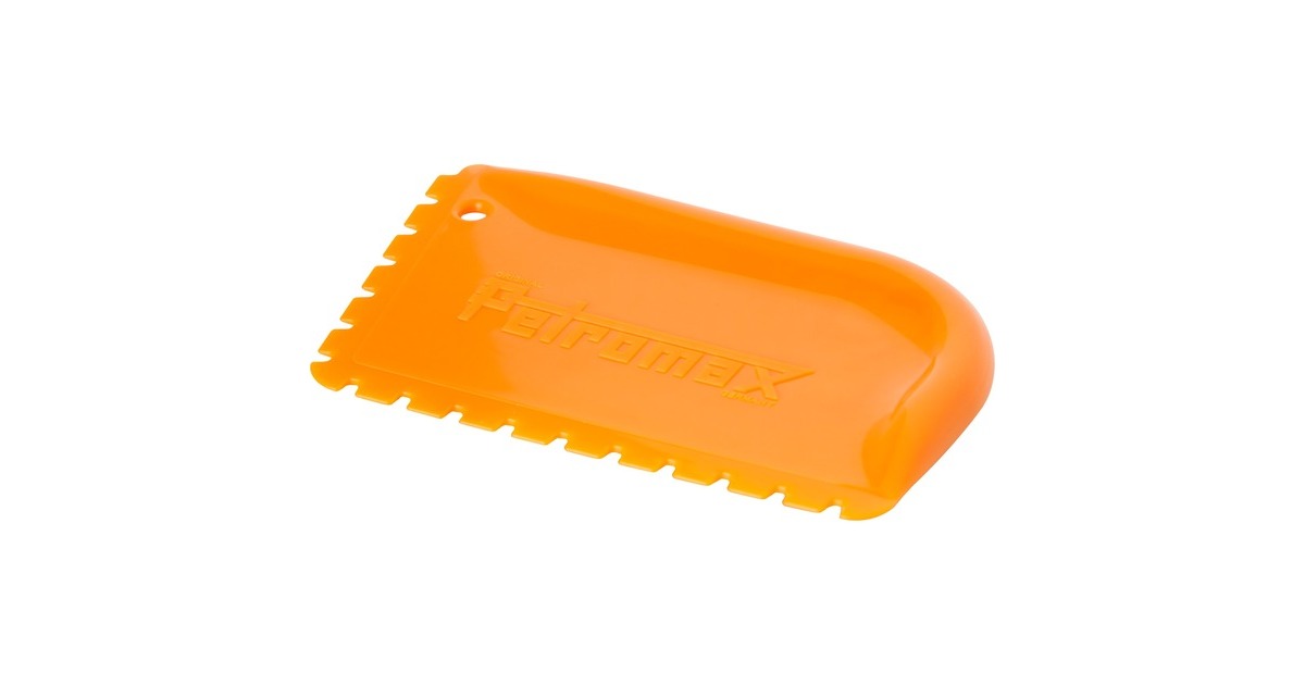 Petromax Schaber mit Rillen für Gusseisen(orange)