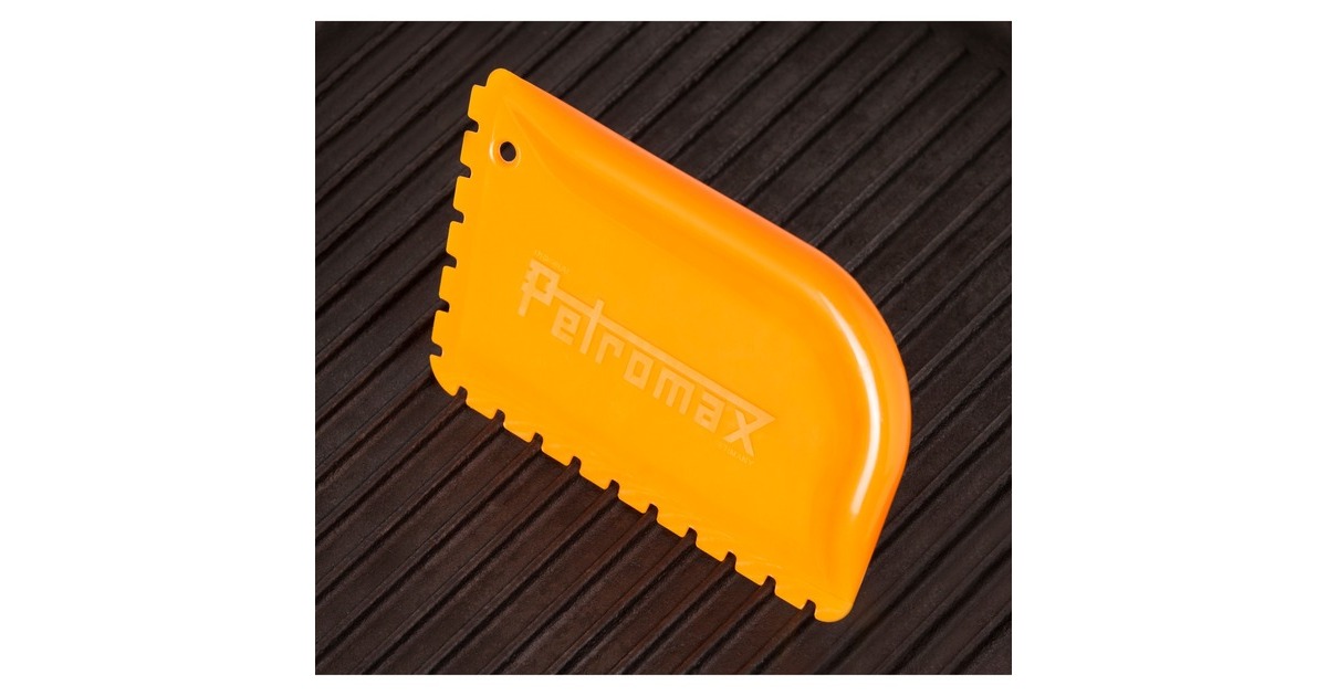 Petromax Schaber mit Rillen für Gusseisen(orange)