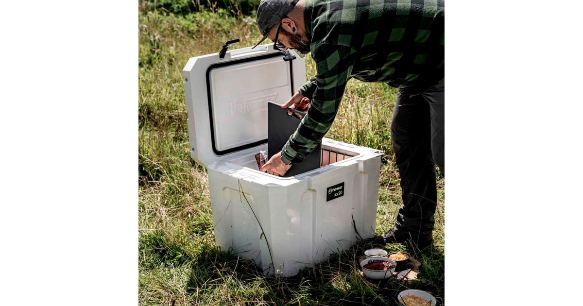 Petromax Schneidebrett und Trennbrett, für Kühlbox kx25(grau, ca. 29 x 28cm)