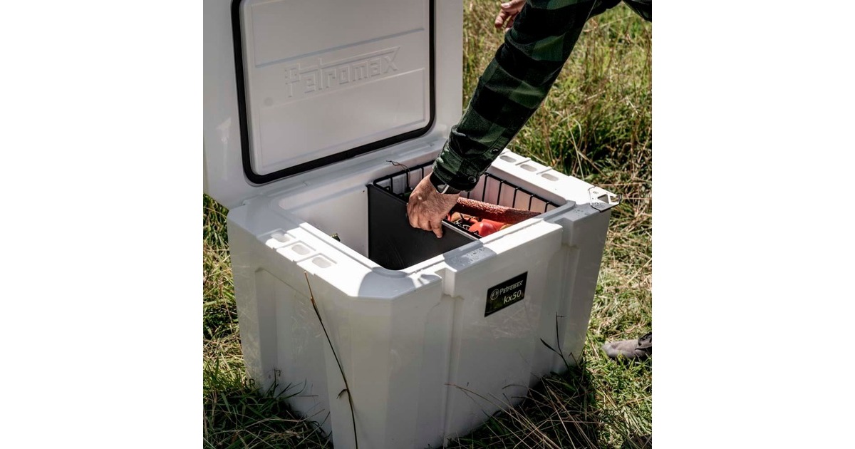 Petromax Schneidebrett und Trennbrett, für Kühlbox kx50(grau, ca. 36 x 34cm)