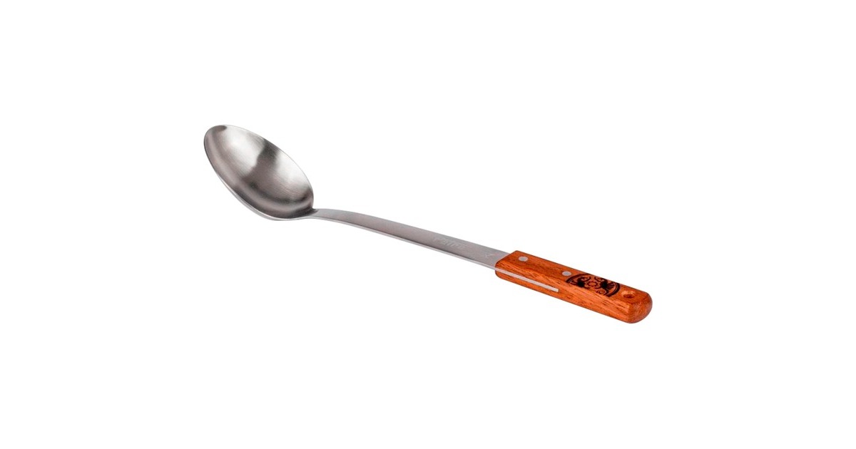 Petromax Servierlöffel 30cm(Griff aus Walnussholz)