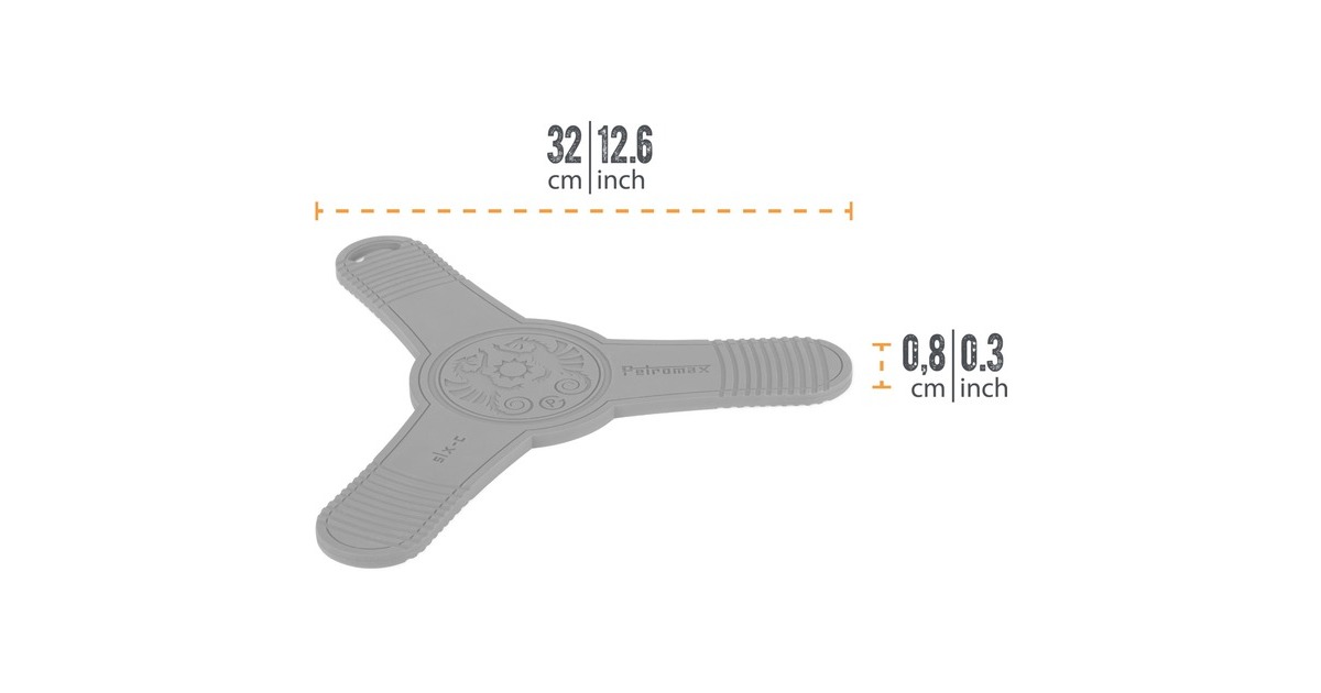 Petromax Silikonuntersetzer für Feuertöpfe (Dutch Ovens)(schwarz)